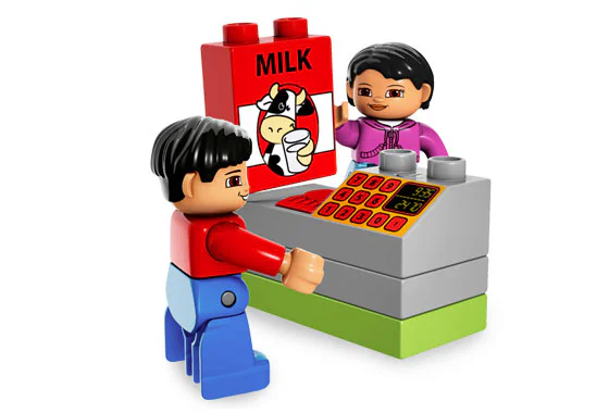 The supermarket 乐高 LEGO 5604 image 3