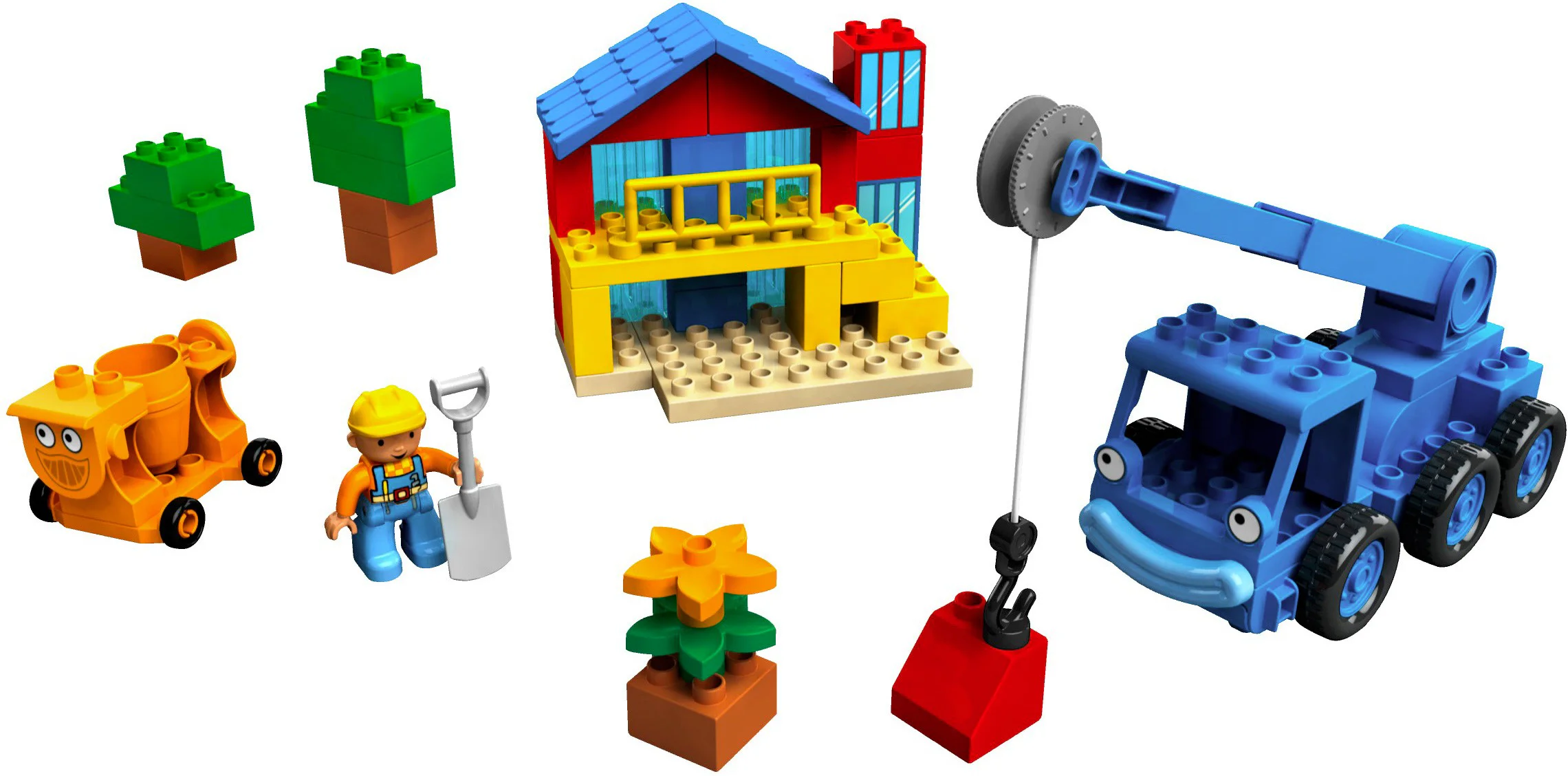 Construction worker Bob: Lofty and Dizzy Hard At Work 乐高 LEGO 3597