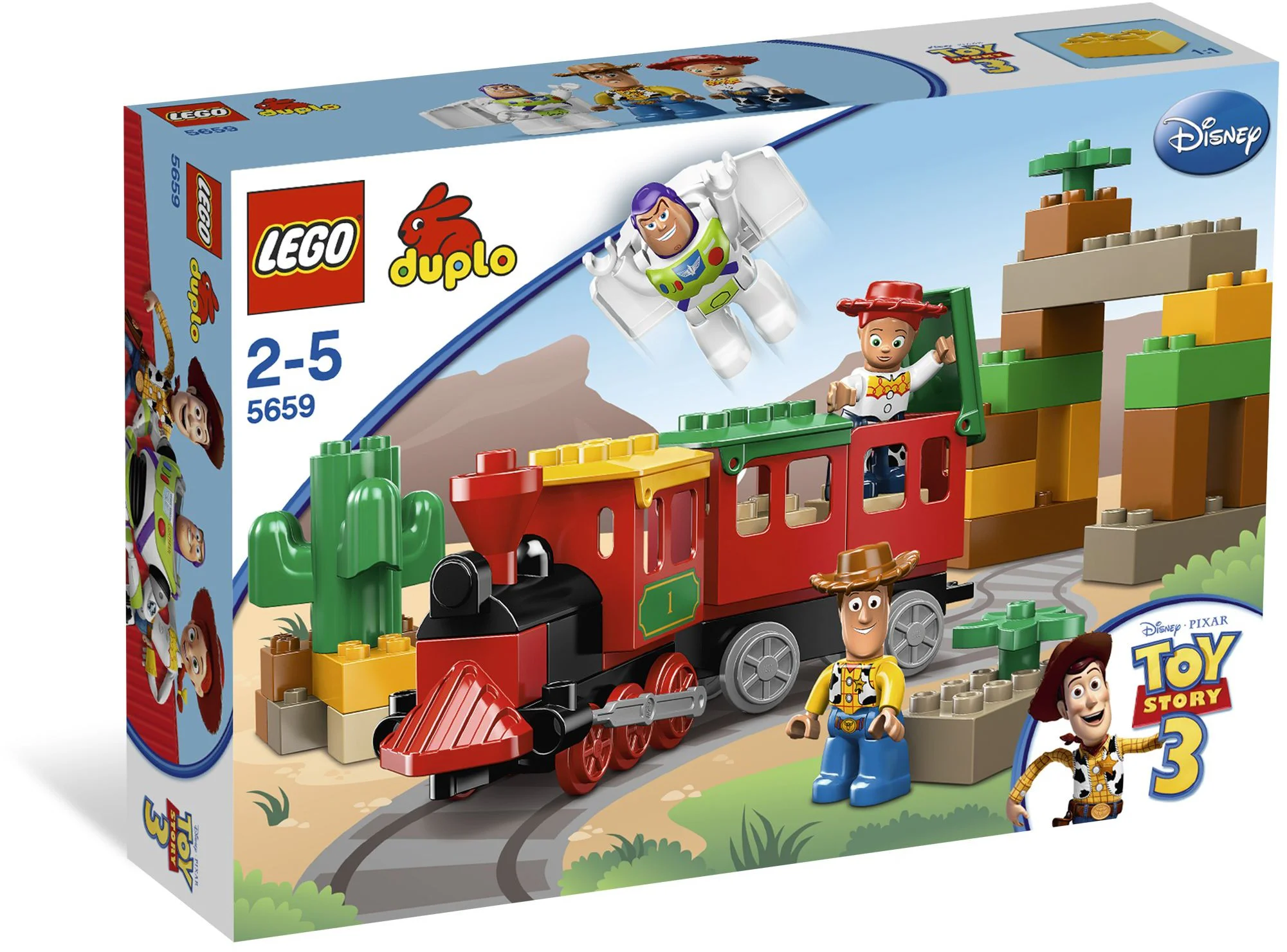 Toys are mobilized at 3: Great train chase 乐高 LEGO 5659 image 1
