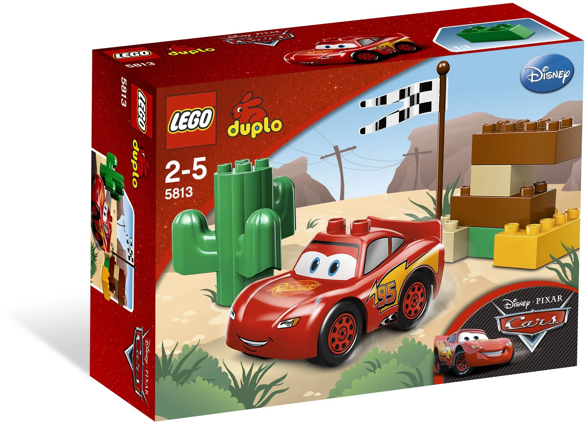 Racing Lineup: Lightning McQueen 乐高 LEGO 5813 image 3