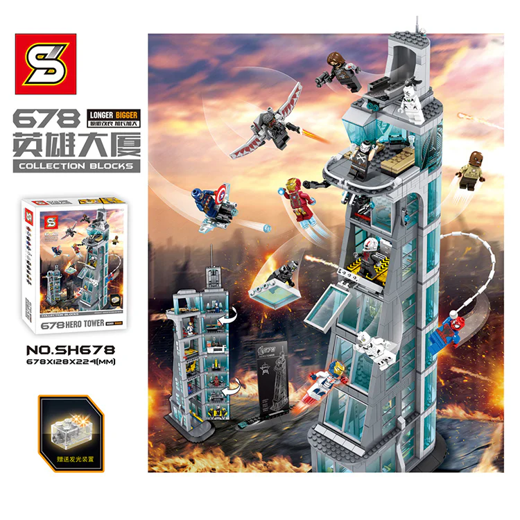 Attacking Avengers' headquarters building SY370 image 2