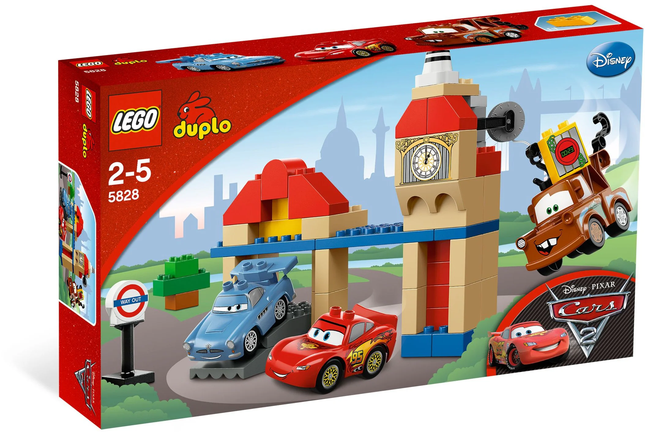 Total racing mobilization 2: Big Ben clock 乐高 LEGO 5828 image 3