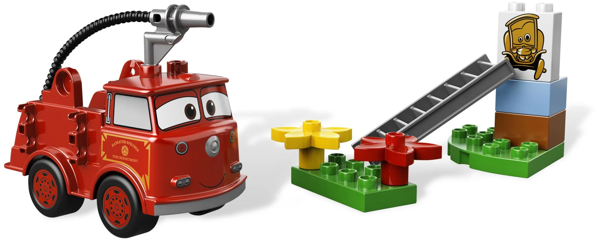 General Car Race Mobilization: Little Red Fire Vehicle 乐高 LEGO 6132 image 1