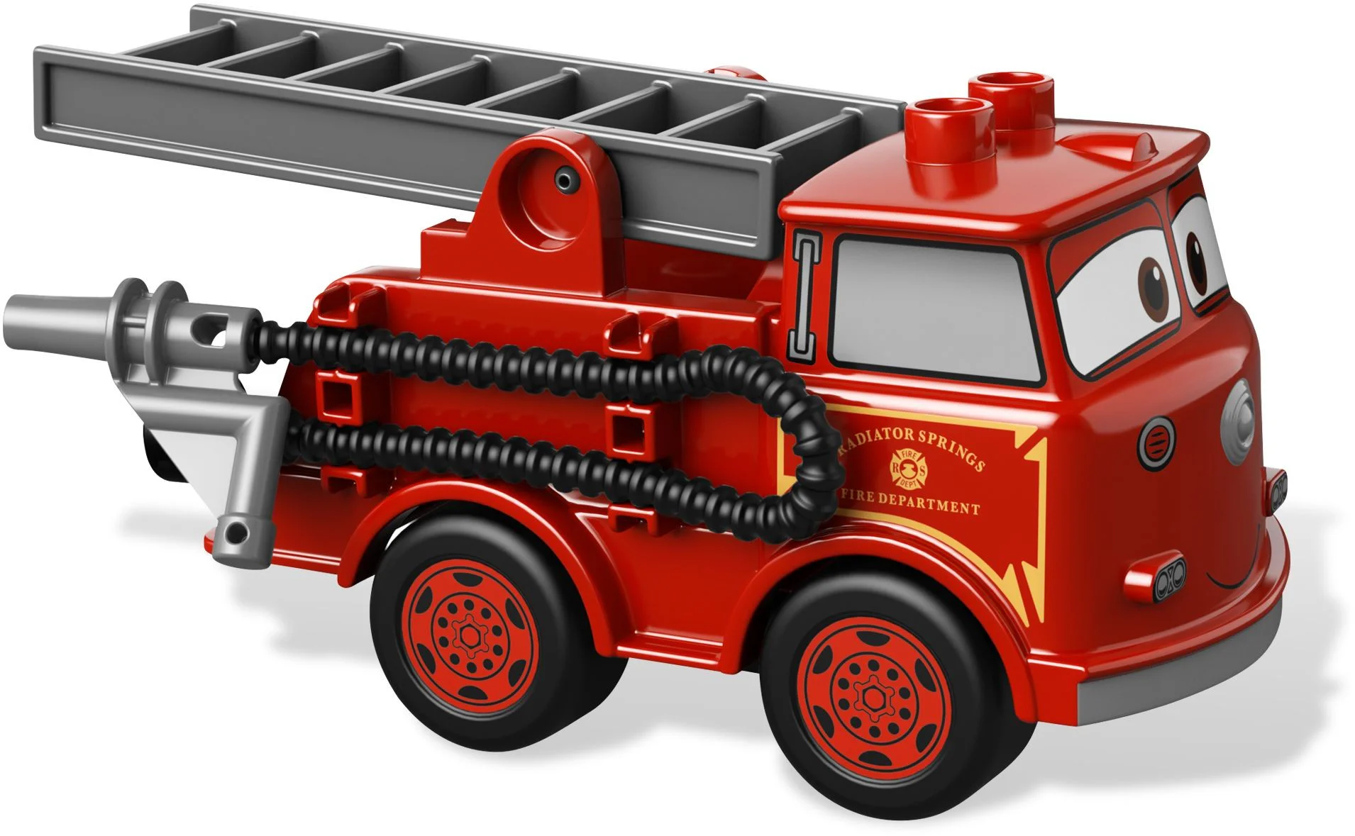 General Car Race Mobilization: Little Red Fire Vehicle 乐高 LEGO 6132 image 2