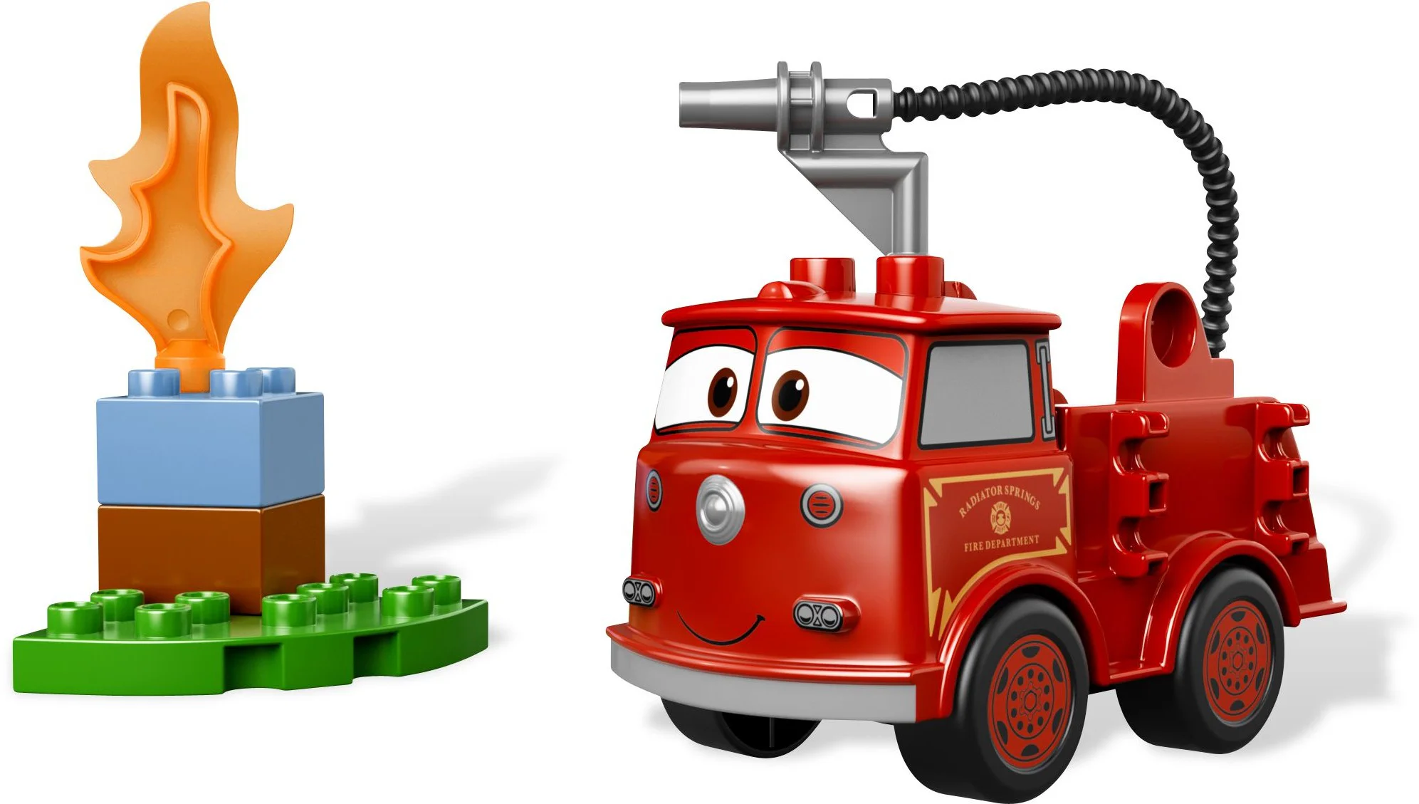 General Car Race Mobilization: Little Red Fire Vehicle 乐高 LEGO 6132 image 3