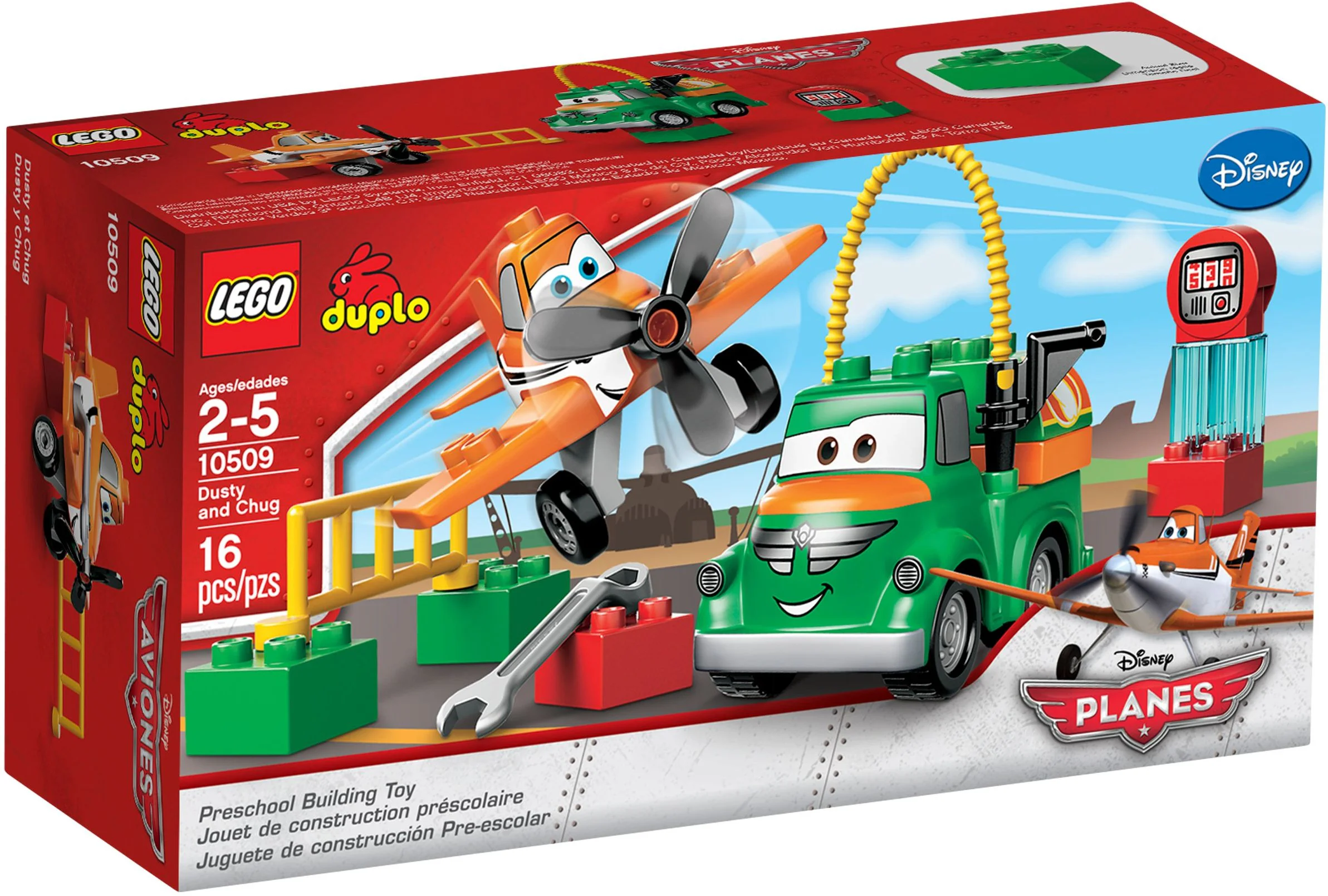 Total aircraft mobilization: Dusty and Chug 乐高 LEGO 10509 image 3