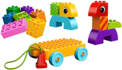 Children's Building Toy with Wheels