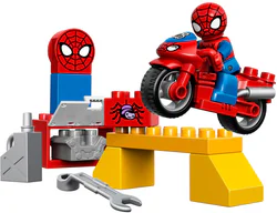 Spider-Man motorcycle room