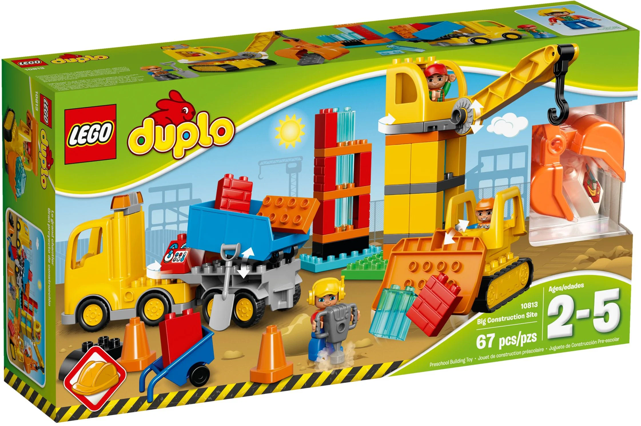 Large construction sites 乐高 LEGO 10813 image 2