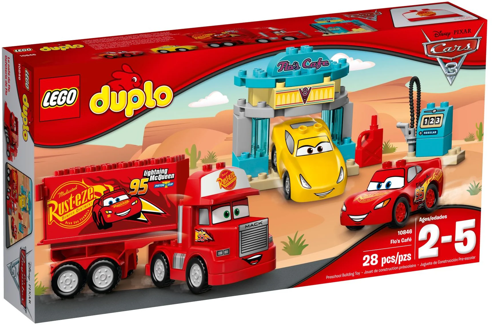 The car races are mobilizing at 3:30 Frou's cafe 乐高 LEGO 10846 image 3
