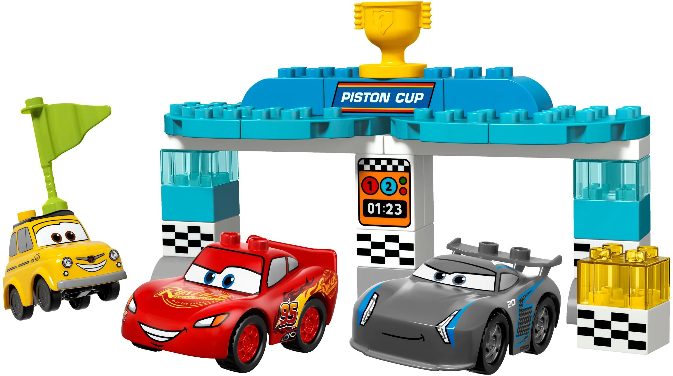 Car races are at 3: Pistol Cup 乐高 LEGO 10857