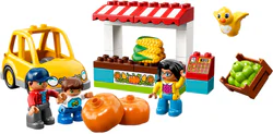 Fun fruit and vegetables market