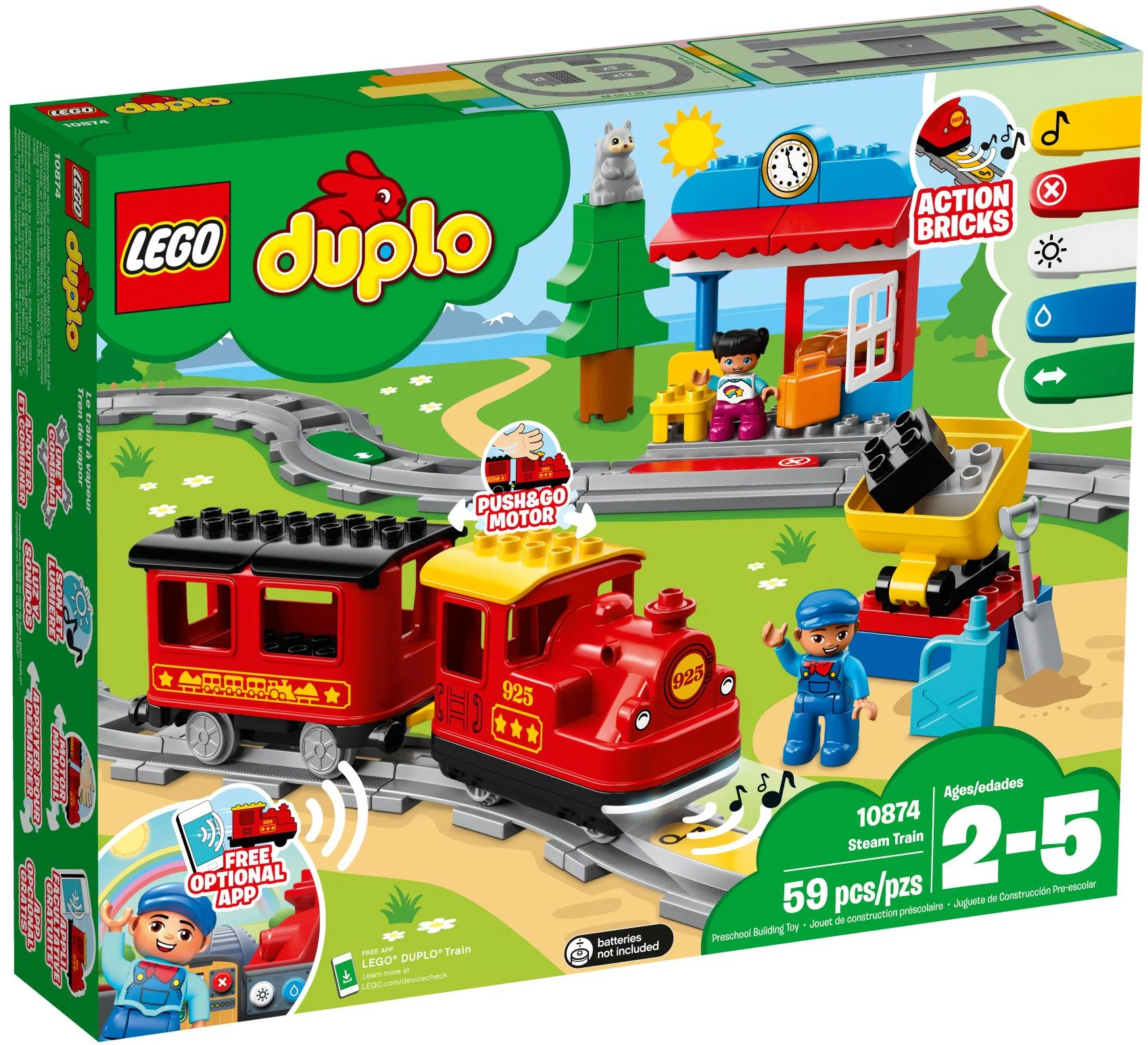 Smart steam train 乐高 LEGO 10874 image 2