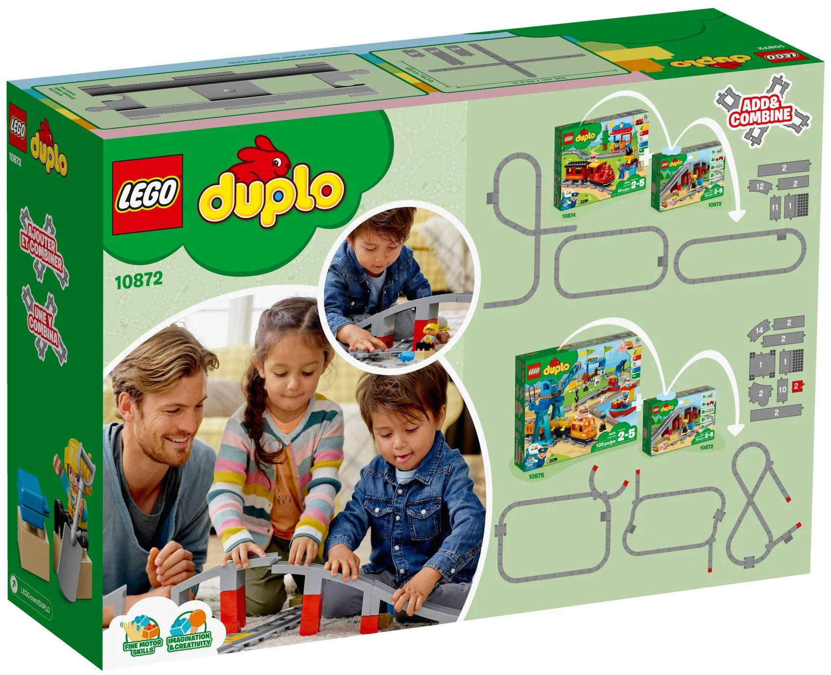 Train bridges and tracks 乐高 LEGO 10872 image 4
