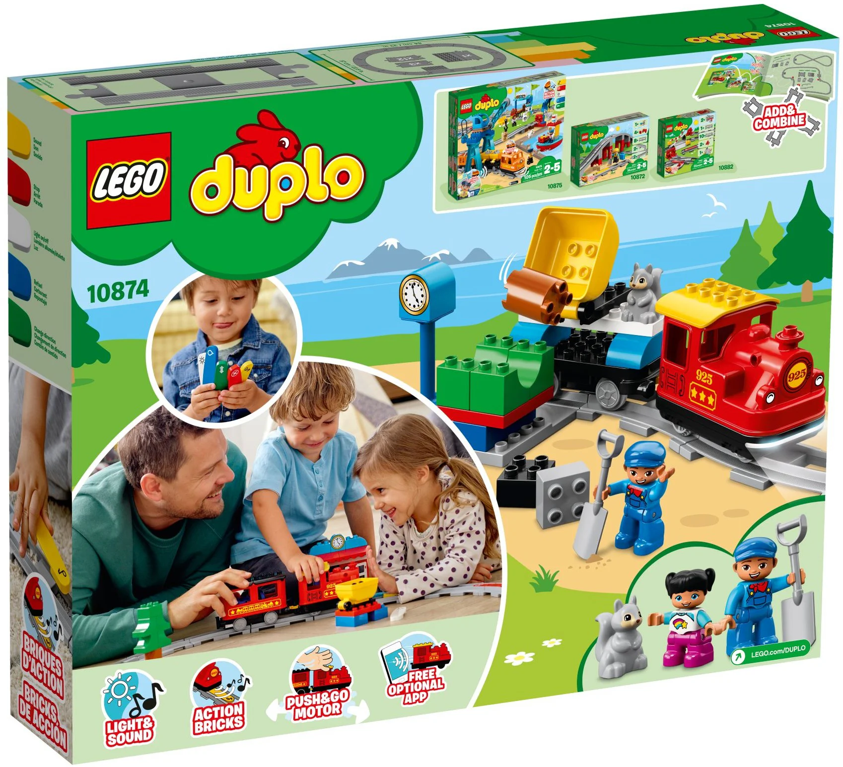 Smart steam train 乐高 LEGO 10874 image 3