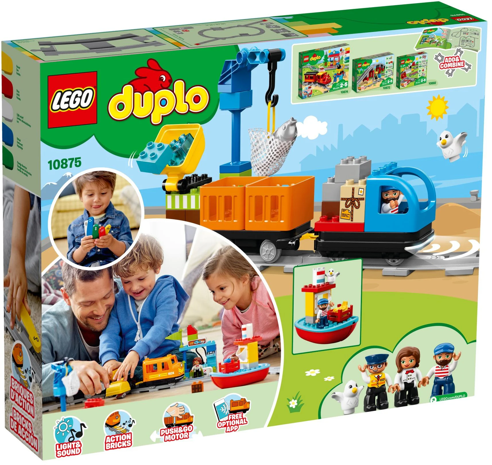 Smart freighter train 乐高 LEGO 10875 image 4