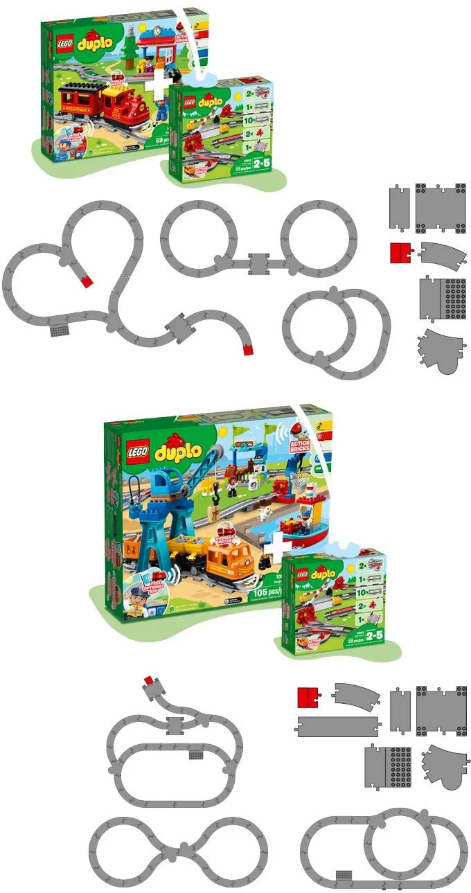 Train tracks LEGO 10882 image 1