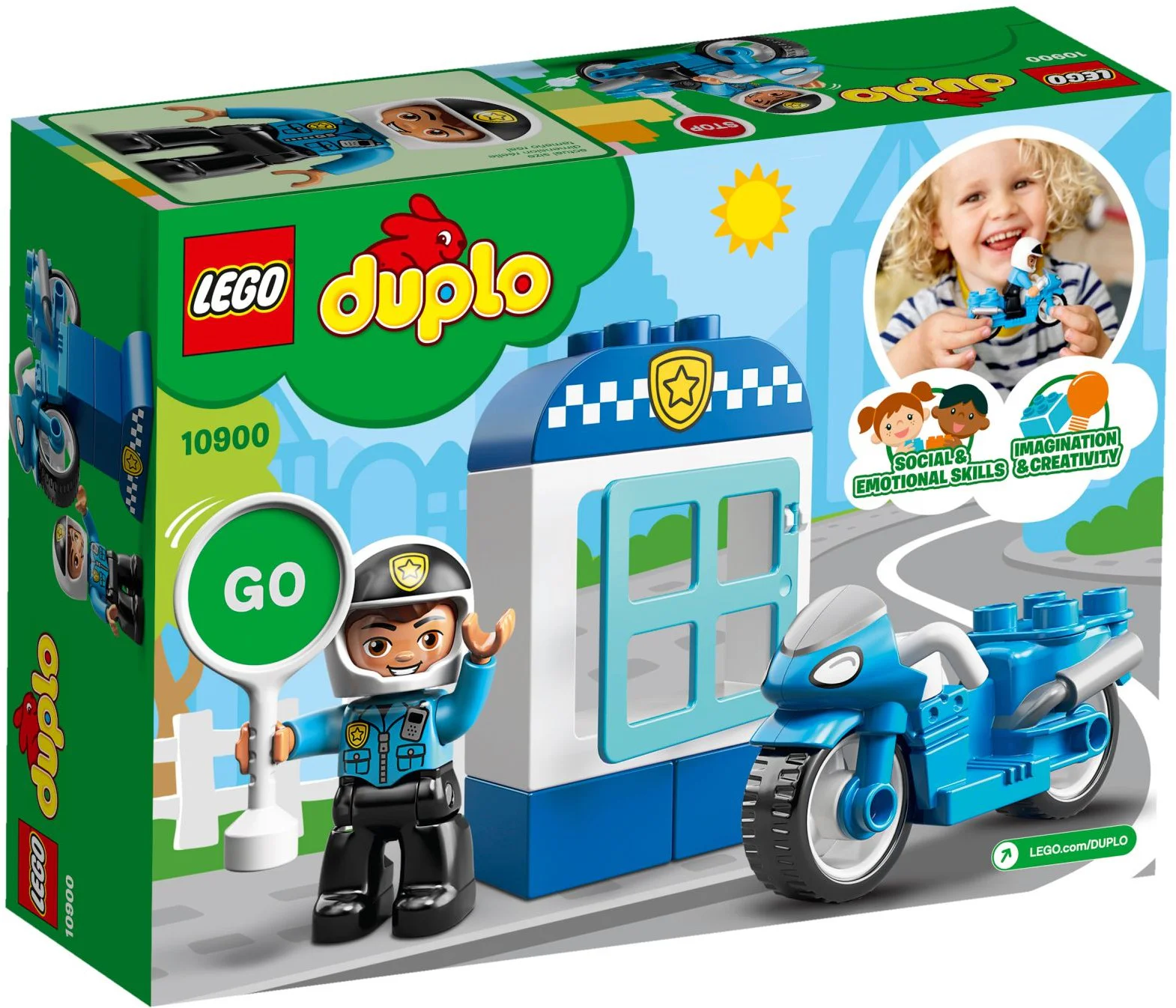 Police Patrol Motorcycle 乐高 LEGO 10900 image 3