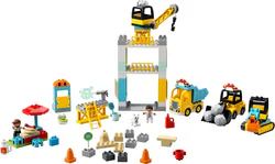 Busy construction base