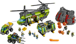 Volcanic expedition heavy air helicopters