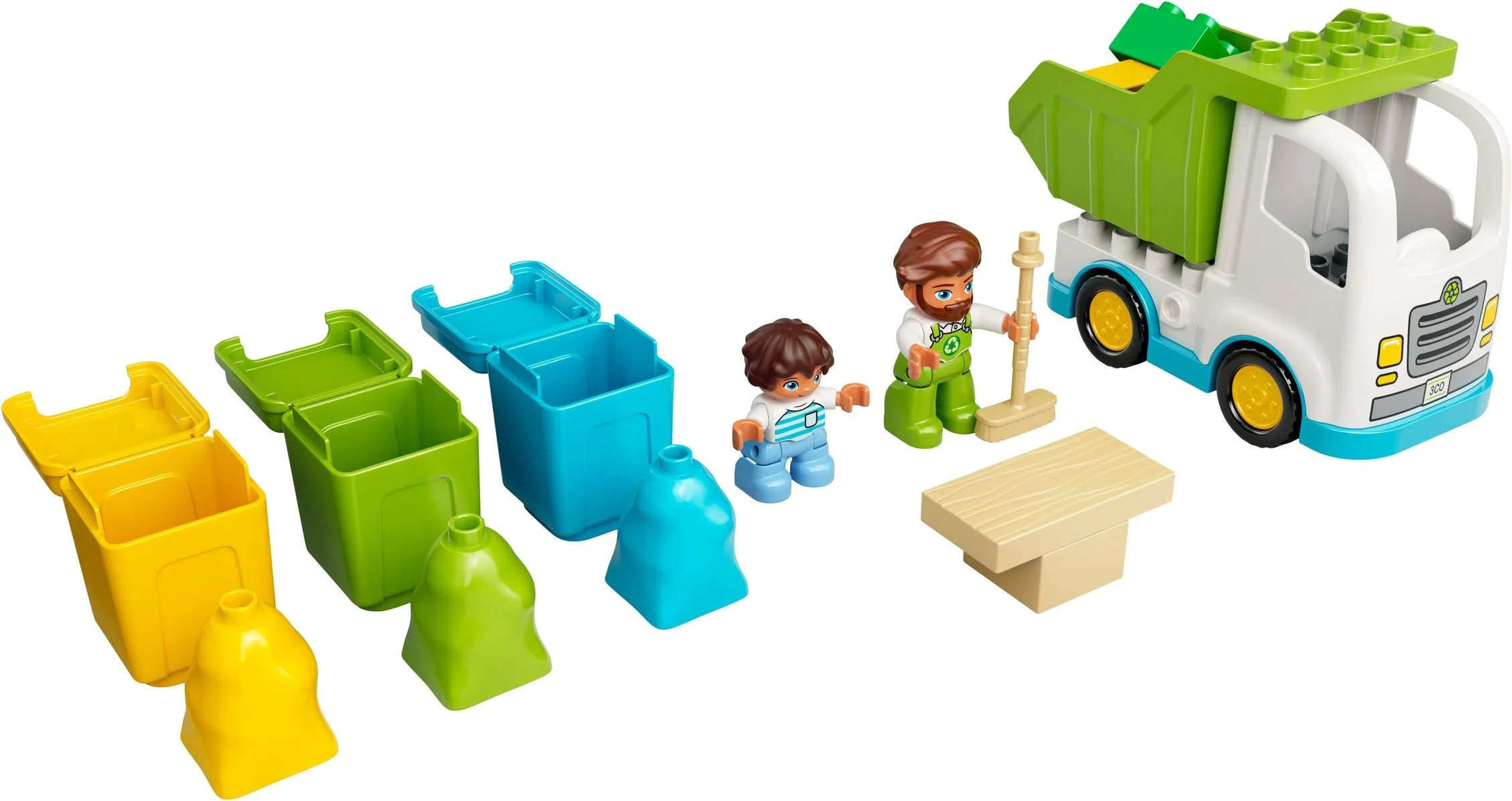 Garbage sorter green vehicle 乐高 LEGO 10945 image 5