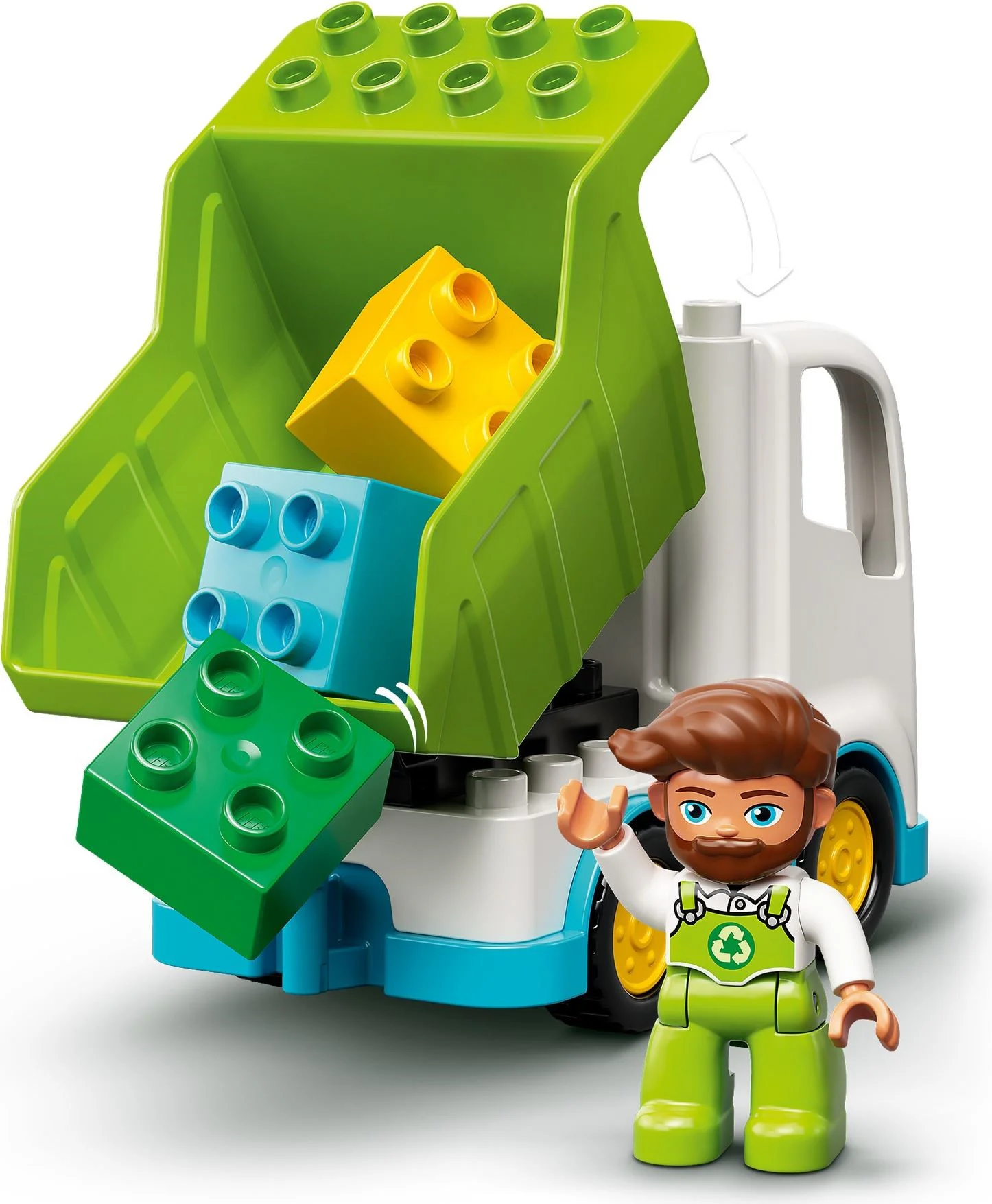 Garbage sorter green vehicle 乐高 LEGO 10945 image 8