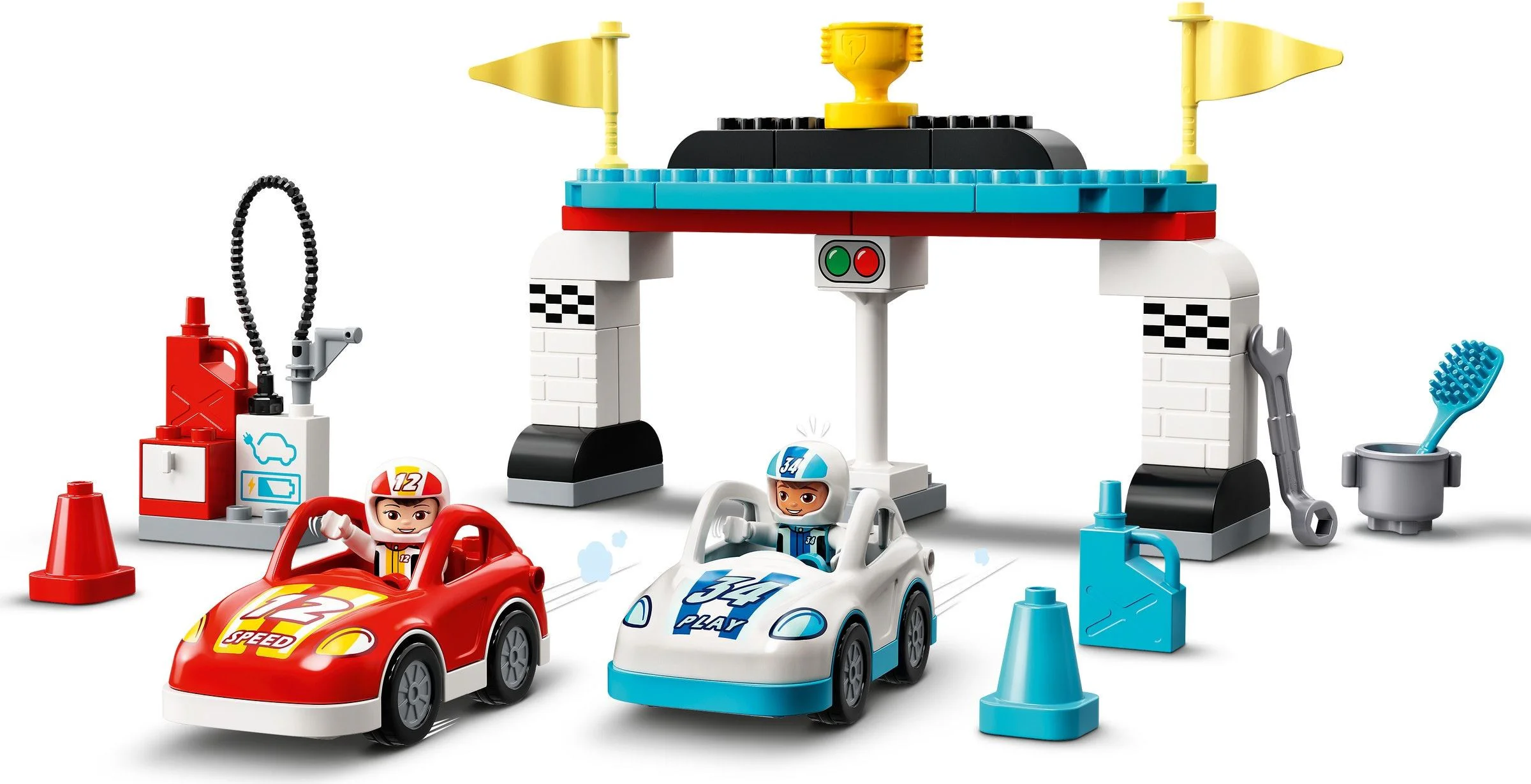 Red and blue 乐高 LEGO 10947