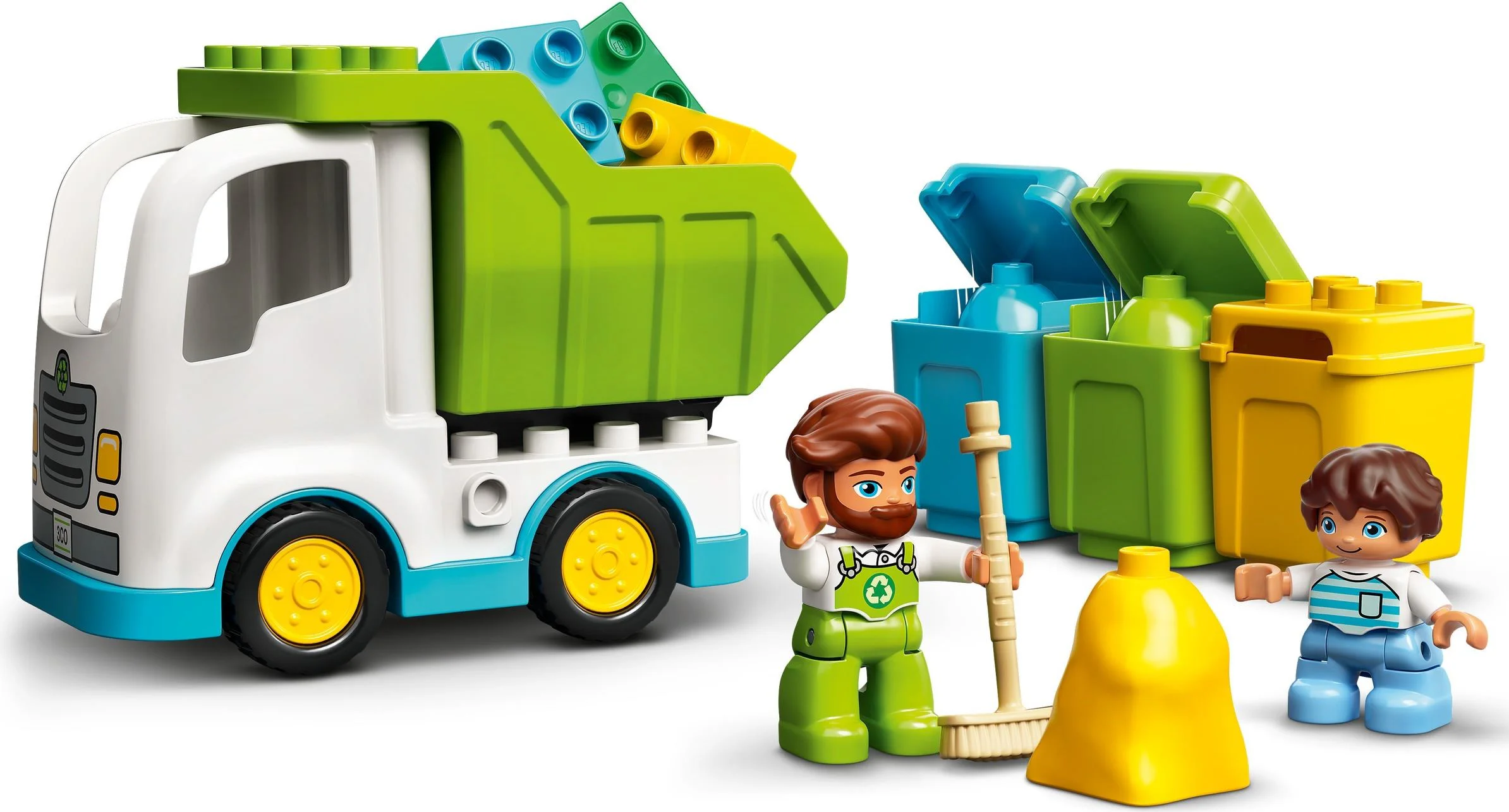 Garbage sorter green vehicle 乐高 LEGO 10945 image 14