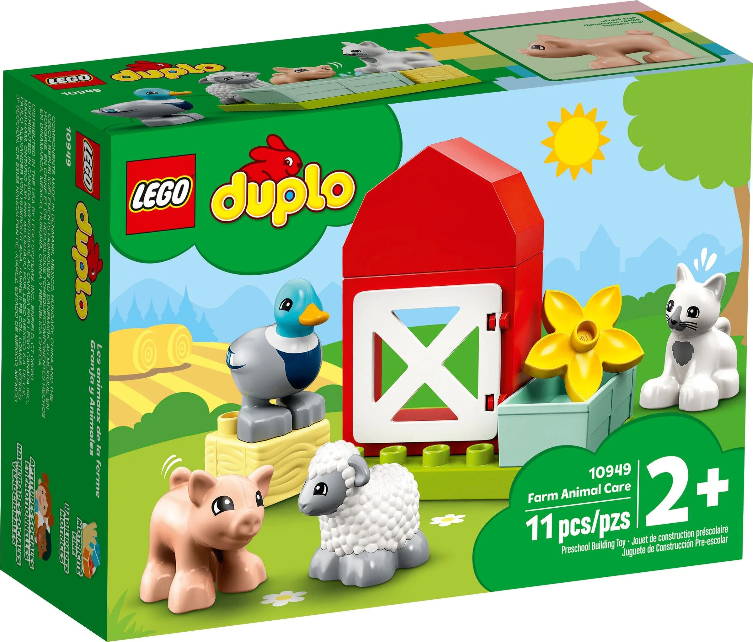 The farm animals LEGO 10949 image 1