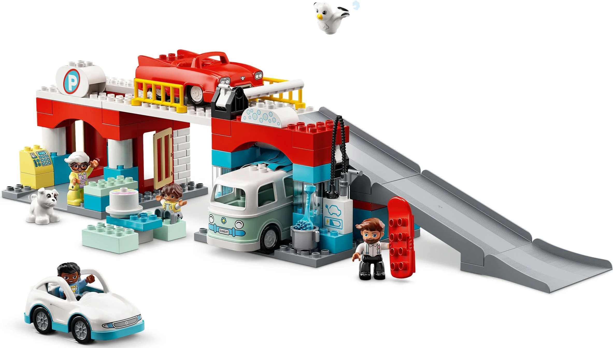 Stereo parking and car wash 乐高 LEGO 10948 image 10