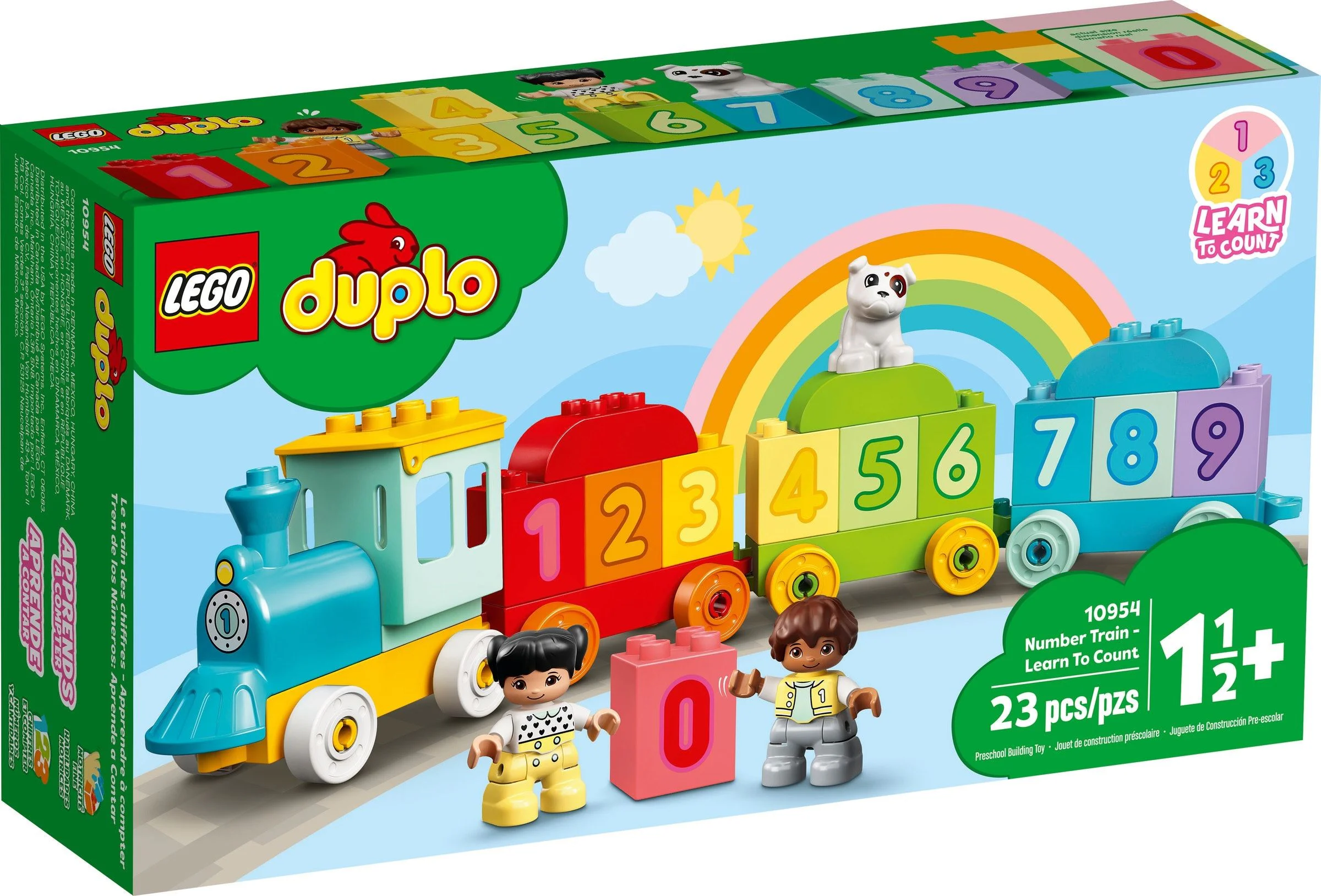 Number of digital trains — number of studies 乐高 LEGO 10954 image 9