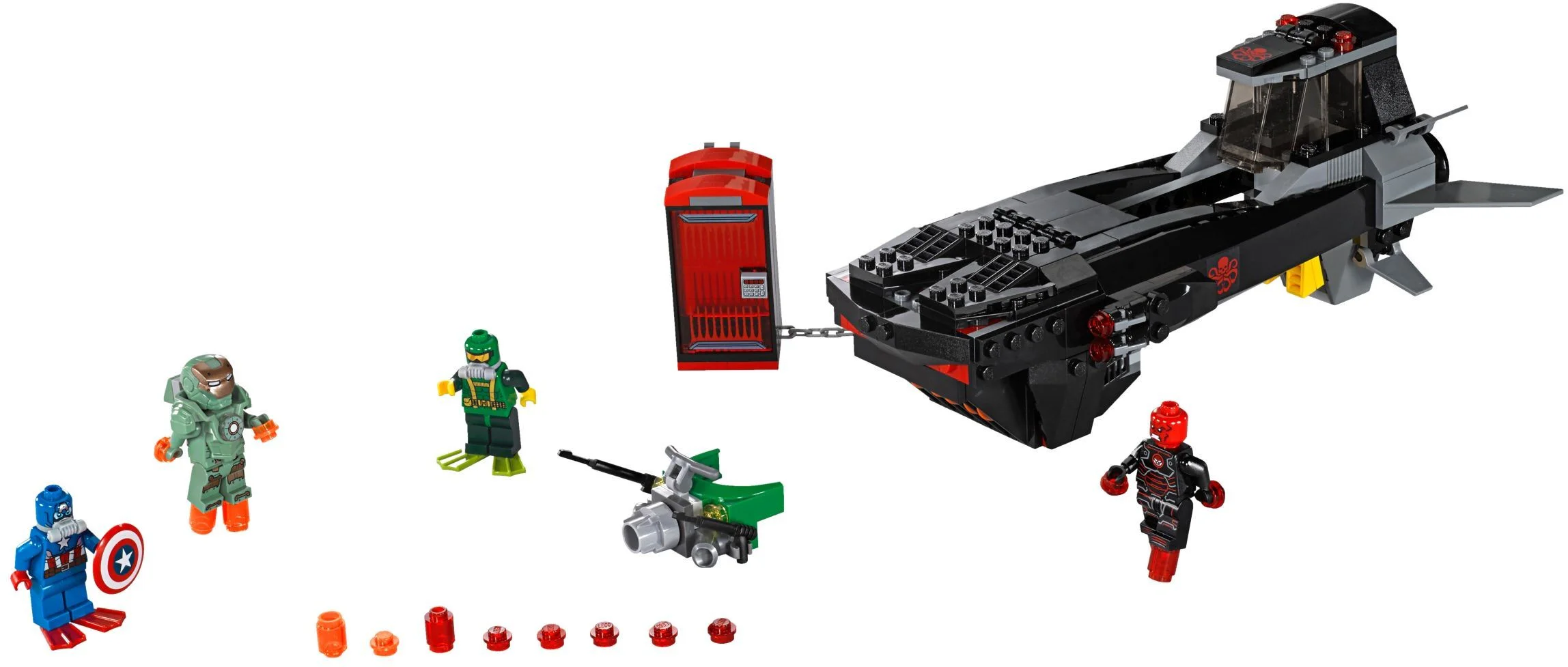 Steel Iron Skeleton Submarine Attack 07020