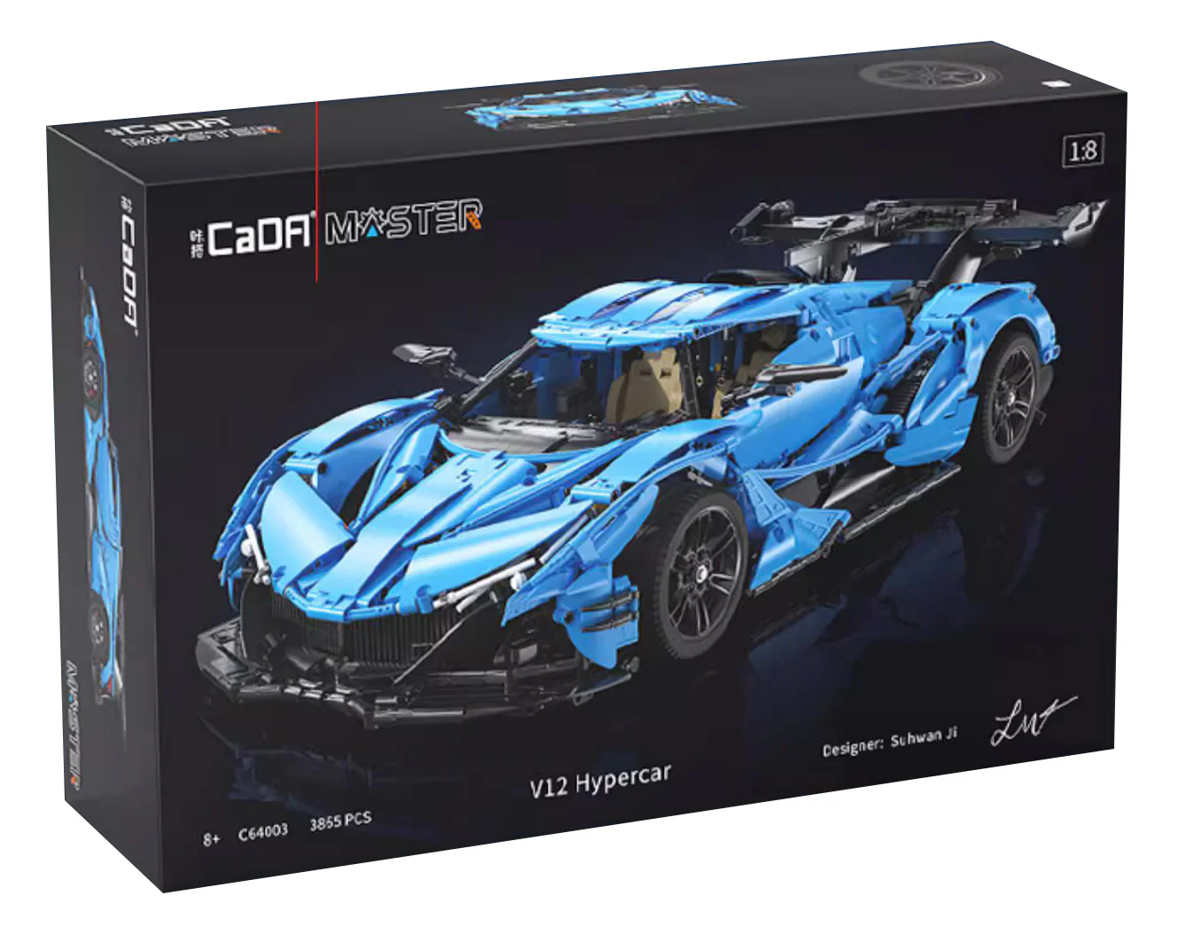 Sun God's Super Car Apollo IE, Sun God V12 Sports Car 1:8 咔搭 CaDA/双鹰 DoubleE C64003 image 3