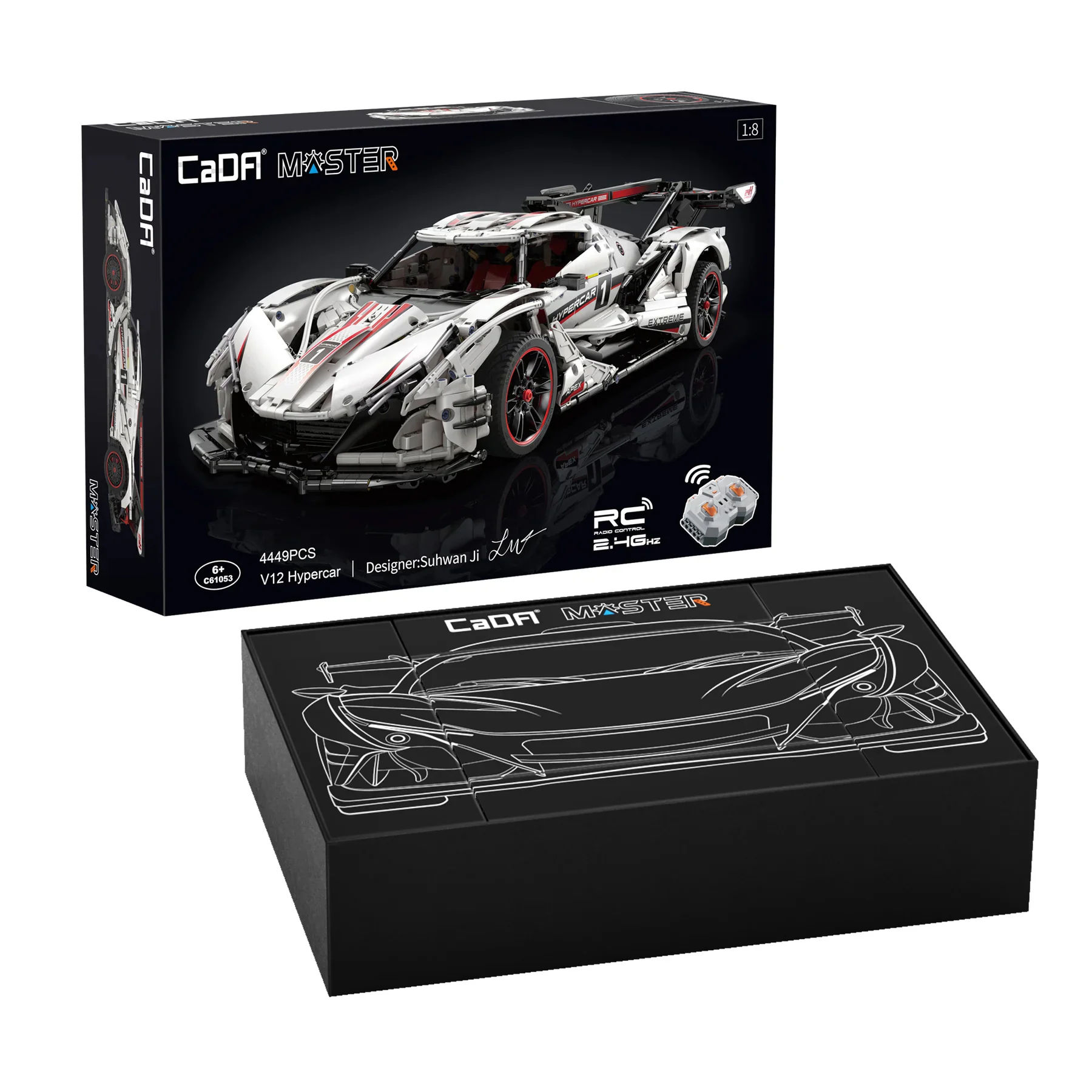 Sun God's Super Car Apollo IE, Sun God V12 Sports Car 1:8 咔搭 CaDA/双鹰 DoubleE C64003 image 9
