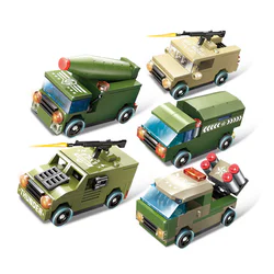 Superpower: Military Corps 5 Viper Jeep, Raptor Missile Vehicle, Intercontinental Missile Vehicle, Wind God Carrier, Thunder Vehicle