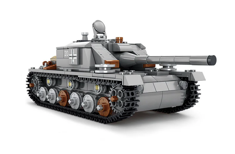 STUG III LONG-BARREL ARTILLERY 开智 KAZI/高博乐 GBL KY82048