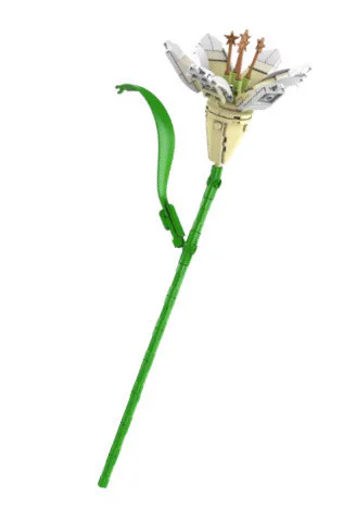 Lily flower 佳奇积木 JAKI JK2639