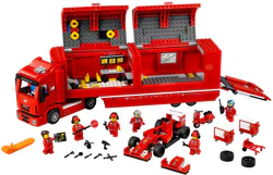 Truck, F14 T and Scuderia Ferrari