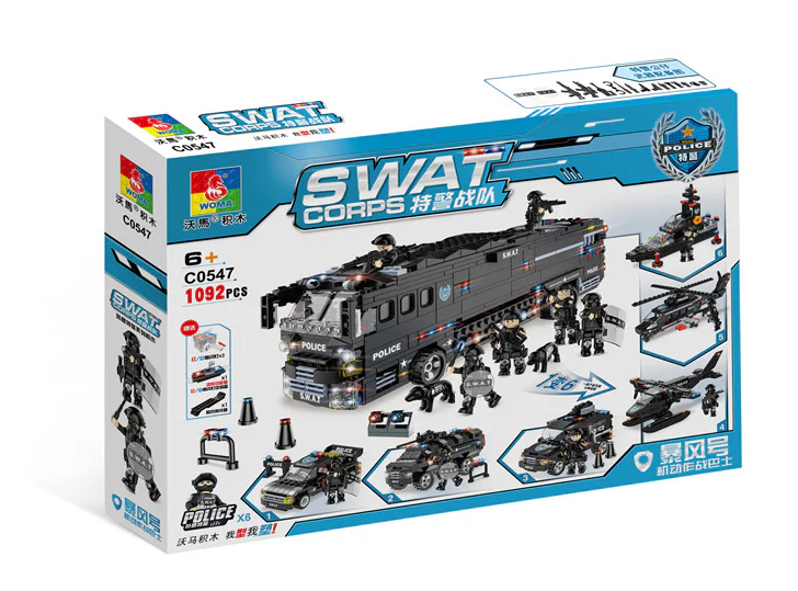 SWAT: Storm Mobile Combat Bus 沃马动漫 WOMA C0547 image 1