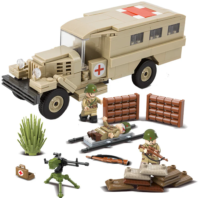Soviet Army GAZ-55 Ambulance QUANGUAN 100112