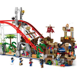 Pirate roller coaster