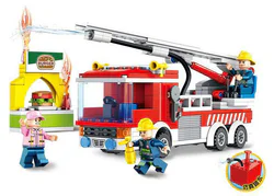 Fireflies: ladder fire trucks