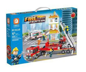 SOS: City Fire Rescue Unit 方橙积木 Forange FC3110 image 1