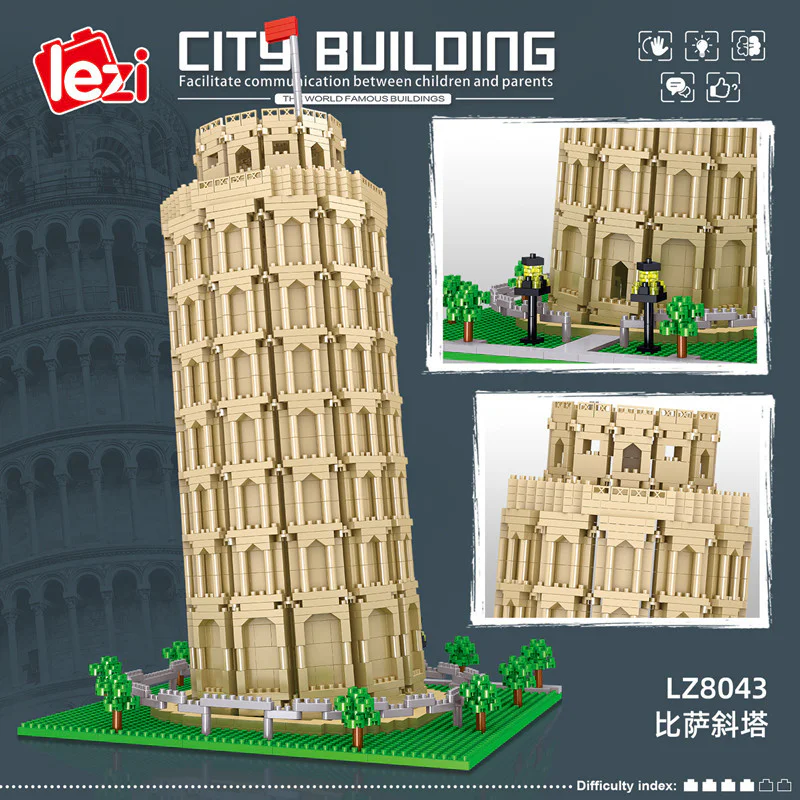 Leaning Tower of Pisa 哲高 ZHEGAO LZ8043 image 2