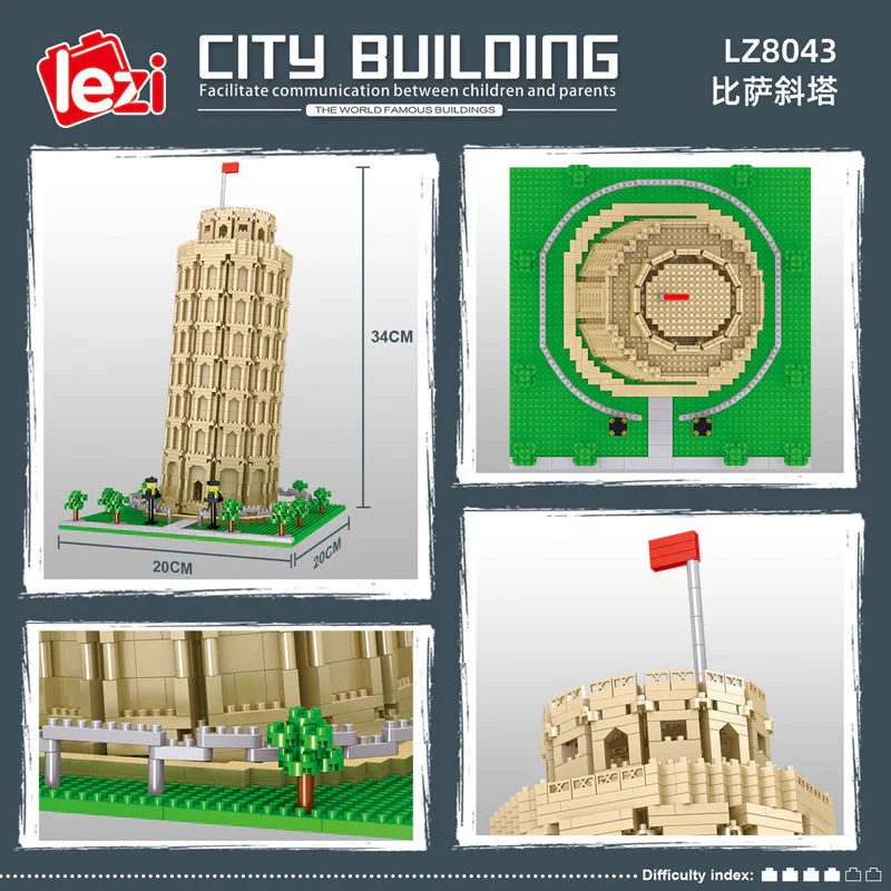 Leaning Tower of Pisa 哲高 ZHEGAO LZ8043 image 3