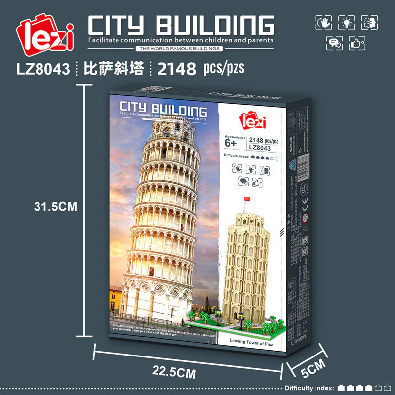 Leaning Tower of Pisa 哲高 ZHEGAO LZ8043 image 4