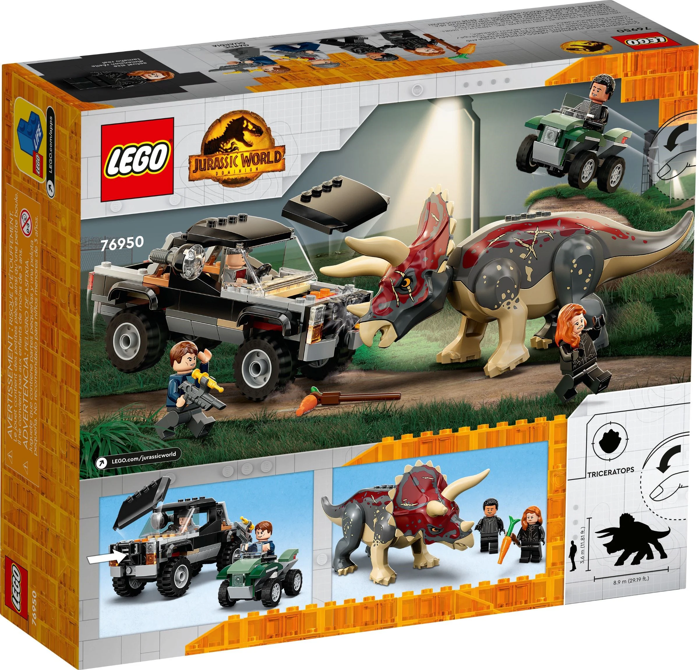 Triceratops 乐高 LEGO 76950 image 6