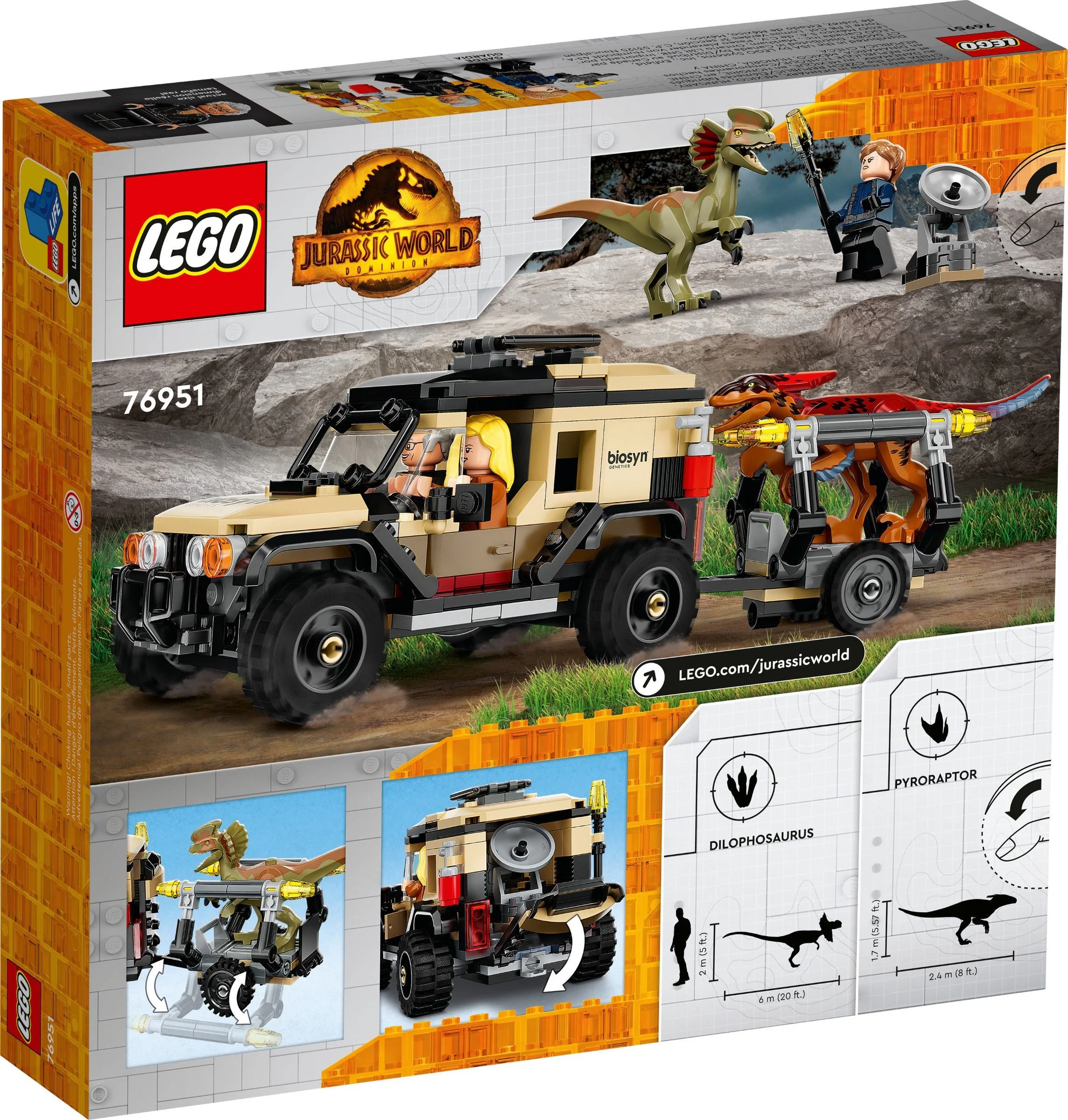 Delivery of fire robbers and double thorns 乐高 LEGO 76951 image 7