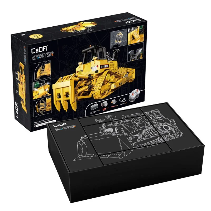 Remotely piloted heavy bulldozer 1:16 咔搭 CaDA/双鹰 DoubleE C61056 image 1