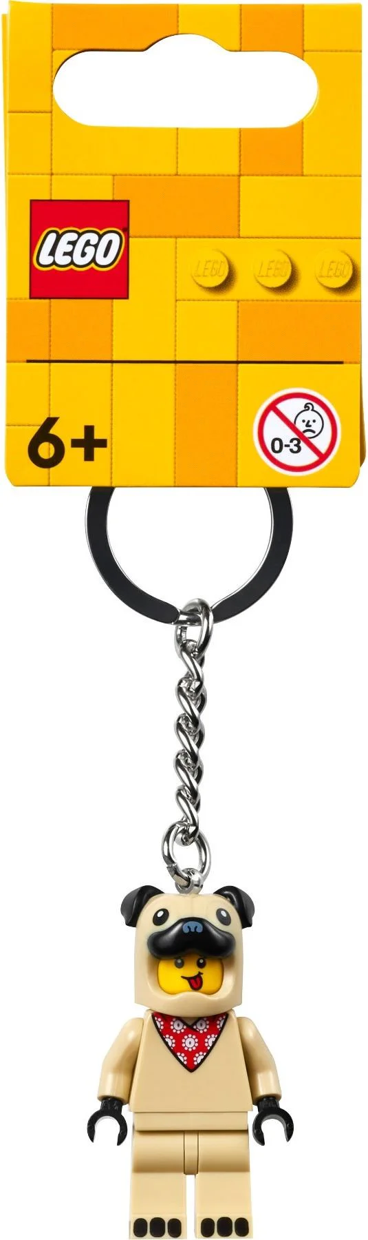 French bulldog boy key chain 乐高 LEGO 854158 image 1